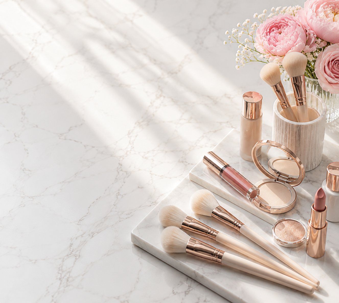 Maquillaje y flores Beauty & Bloom